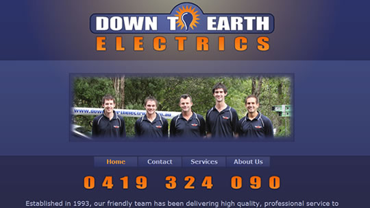 downtoearthelectrics home page