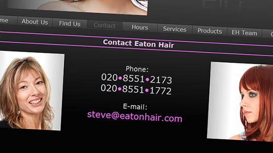 eaton hair page