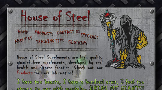 houseofsteel home page