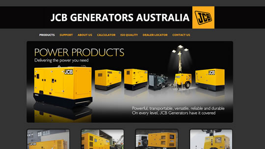 jcb generators australia home page
