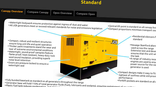 jcb generators australia page